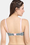 Rosaline Padded Wired Medium Coverage T-Shirt Bra - Lucent White Black — thumbnail 2